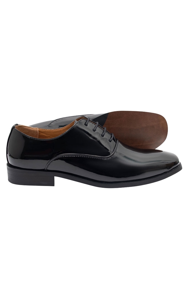 Dobell Black Patent Dress Shoes Dobell