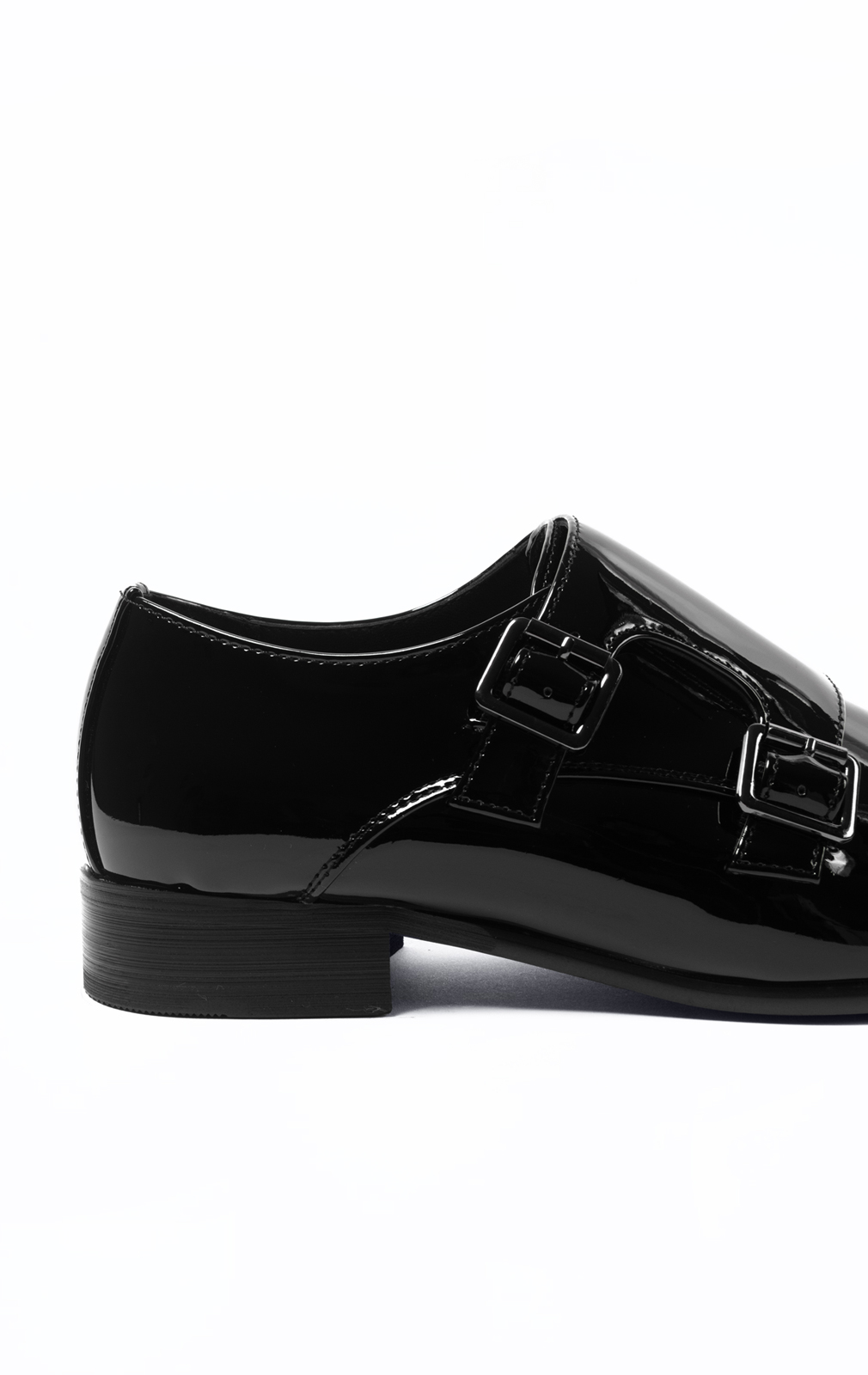Jimmy Choo Double Monk Shoes 2018 ELDRIDGE Men's Black Calf