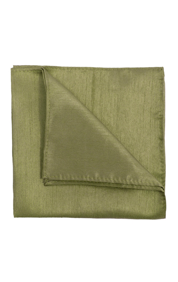 Green Dupion Handkerchief at Dobell