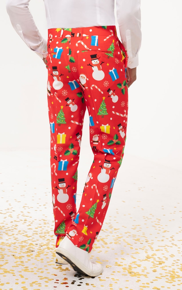 Mens red hotsell christmas pants