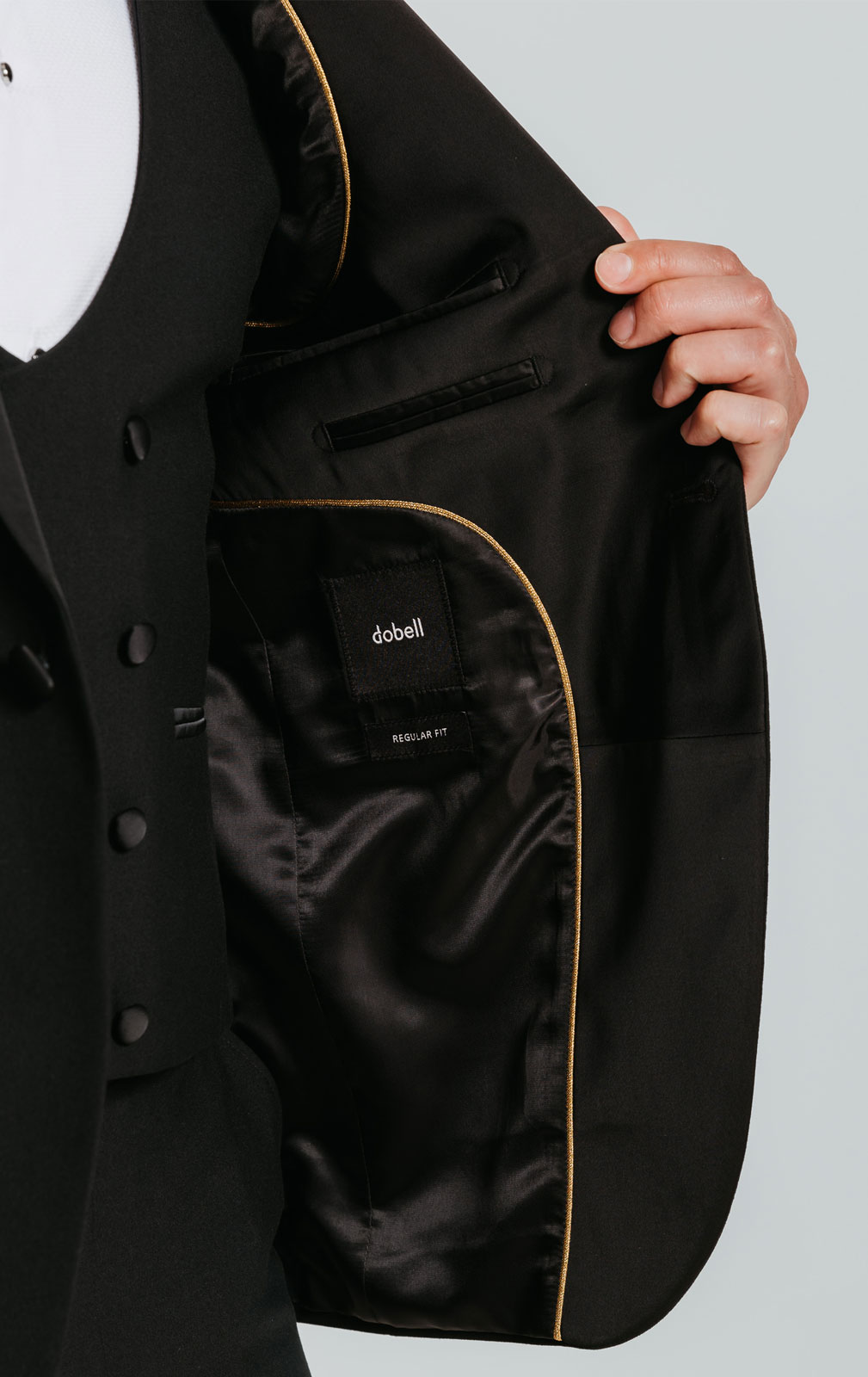 Yohki Double lapel 3B tailored jacket