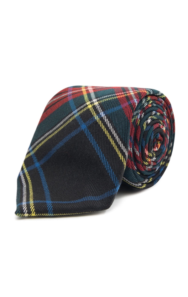 Dobell Green Tartan Tie at Dobell