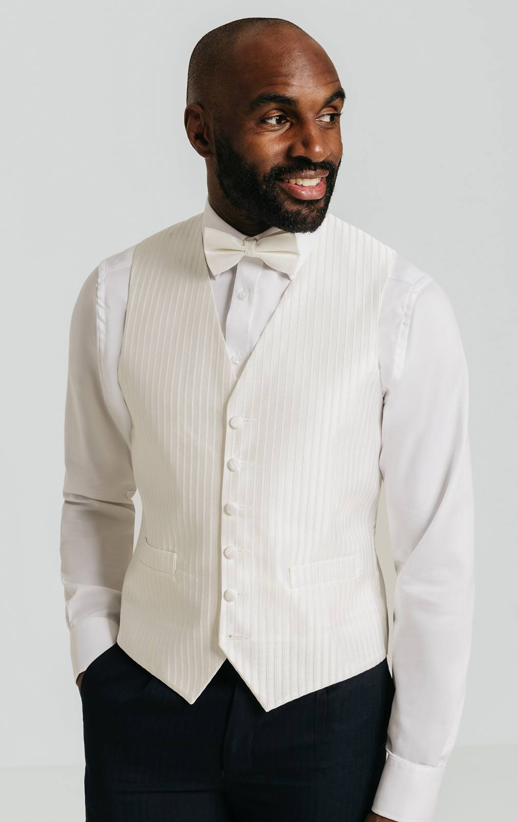 Heirloom Ivory Stripe Waistcoat