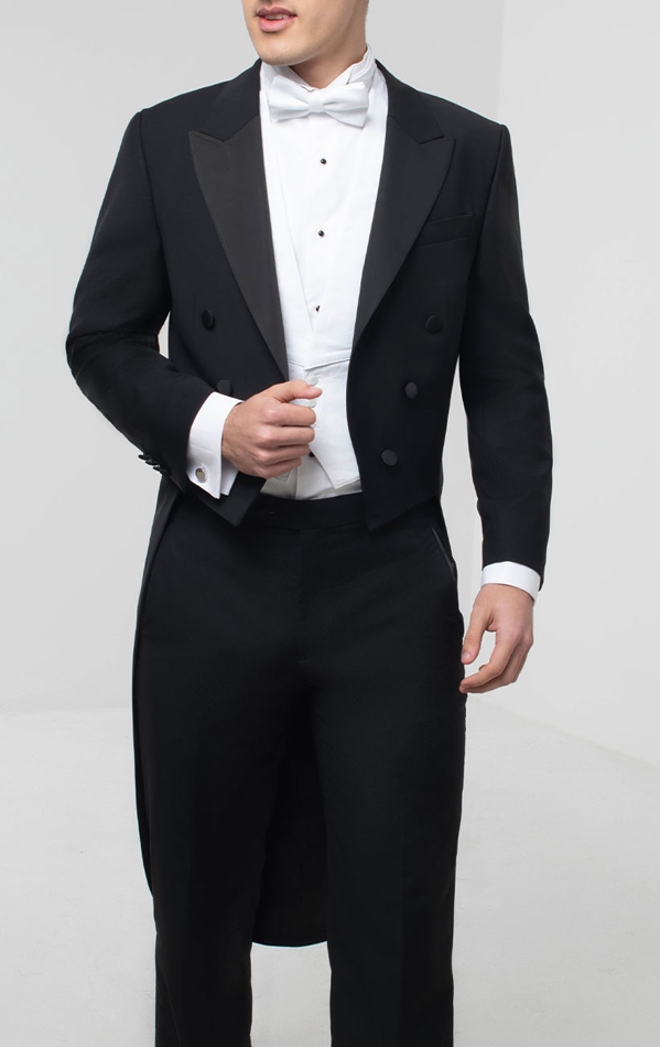 Black dress shirt white tie sale