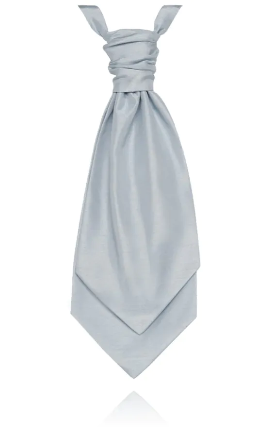 Boys Powder Blue Dupion Cravat