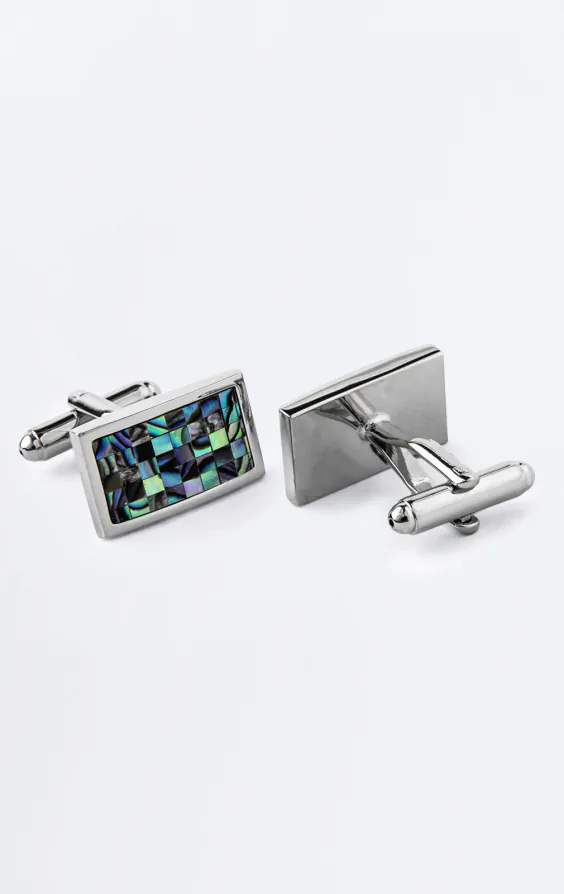 Aqua Marble Rectangle Cufflinks - photo 1 Aqua Marble Rectangle Cufflinks - photo 1