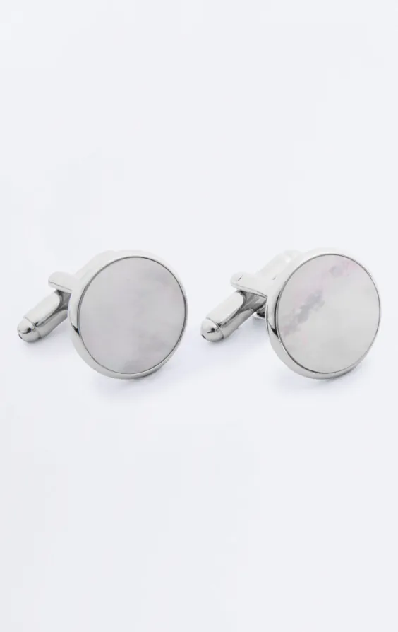 Mother of Pearl Cufflink and Stud Set - photo 1