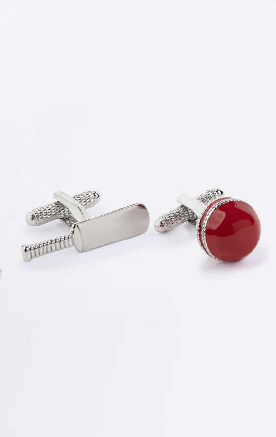 Cricket Bat & Ball Cufflinks Cricket Bat & Ball Cufflinks