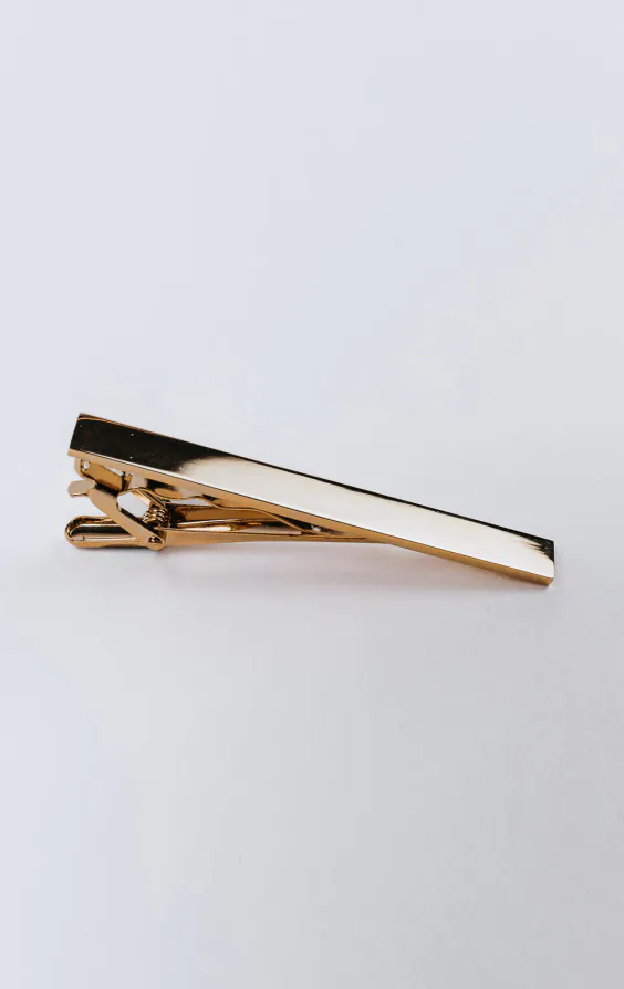 Gold Coloured Tie Clip