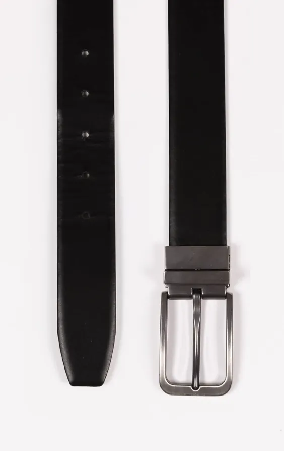 Black and Tan Leather Reversible Belt - photo 3 Black and Tan Leather Reversible Belt - photo 3