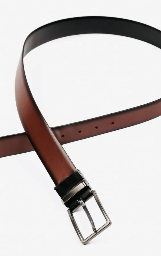 Black and Tan Leather Reversible Belt - photo 5 Black and Tan Leather Reversible Belt - photo 5