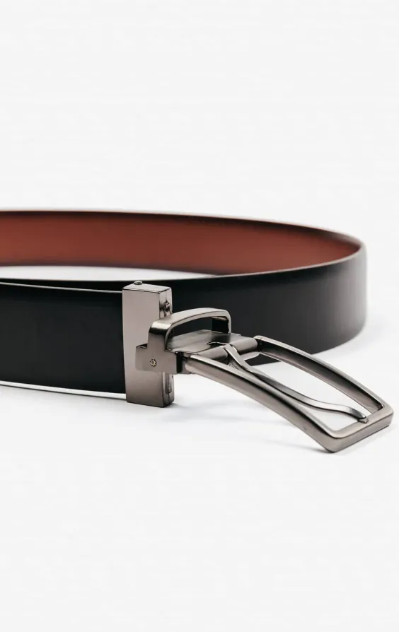 Black and Tan Leather Reversible Belt - photo 6 Black and Tan Leather Reversible Belt - photo 6