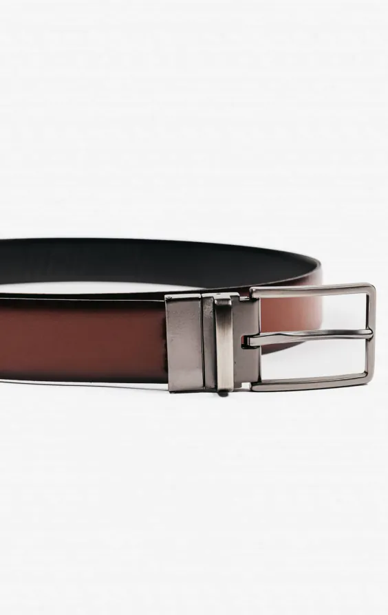 Black and Tan Leather Reversible Belt - photo 7 Black and Tan Leather Reversible Belt - photo 7