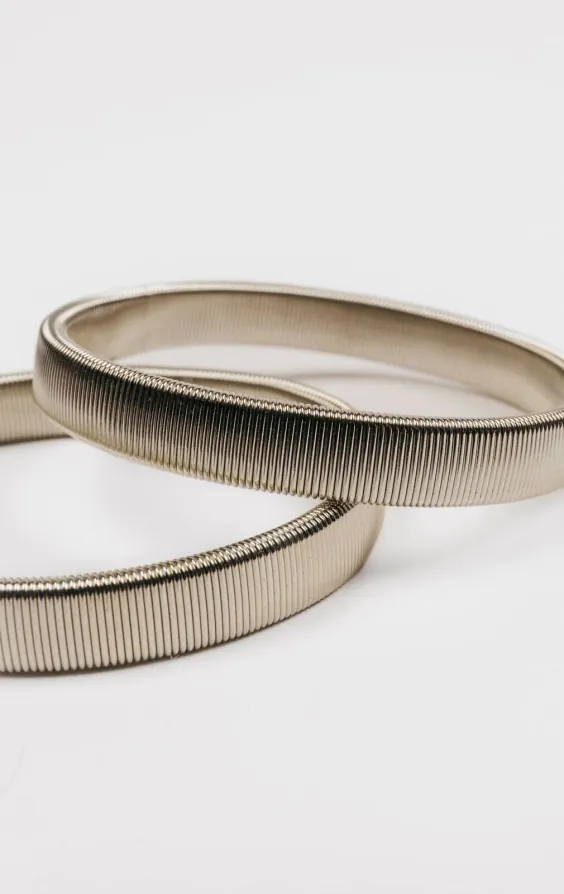 Silver Coloured Shirt Armbands - photo 1 Silver Coloured Shirt Armbands - photo 1