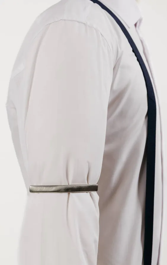 Silver Coloured Shirt Armbands - photo 2 Silver Coloured Shirt Armbands - photo 2