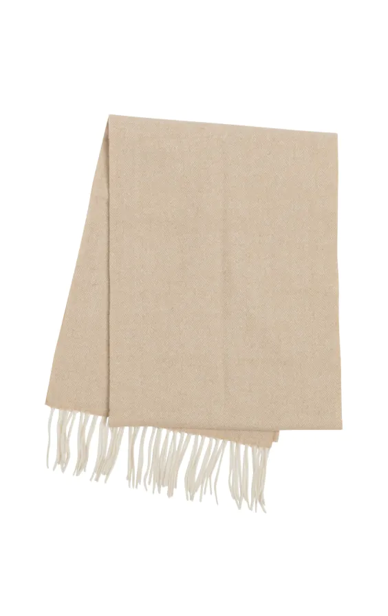 Camel Herringbone Wool Scarf - photo 1 Camel Herringbone Wool Scarf - photo 1