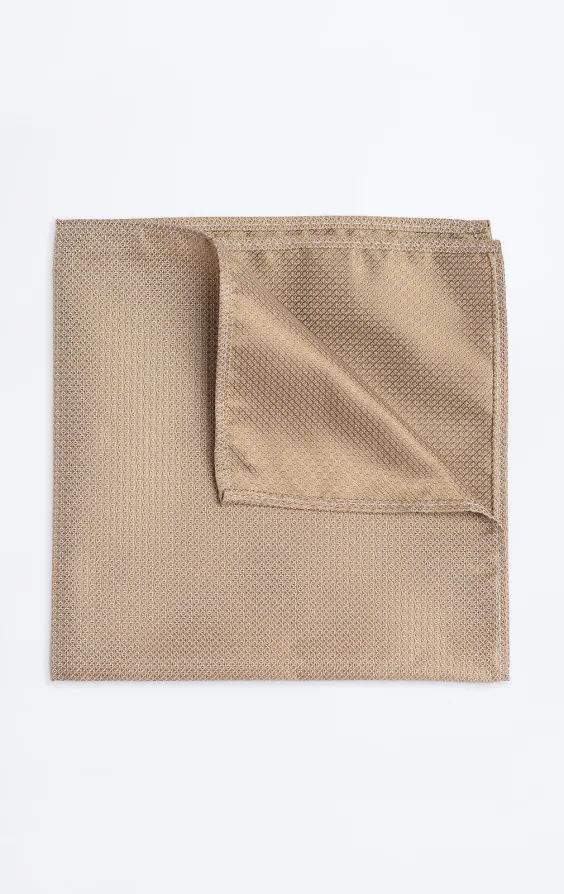 Taupe Textured Handkerchief Taupe Textured Handkerchief