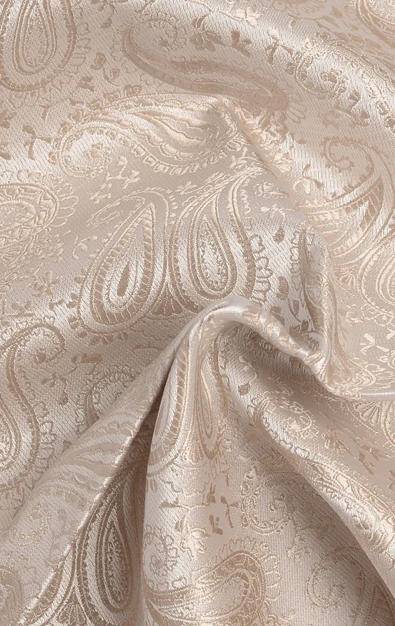 Champagne Paisley Handkerchief - photo 1