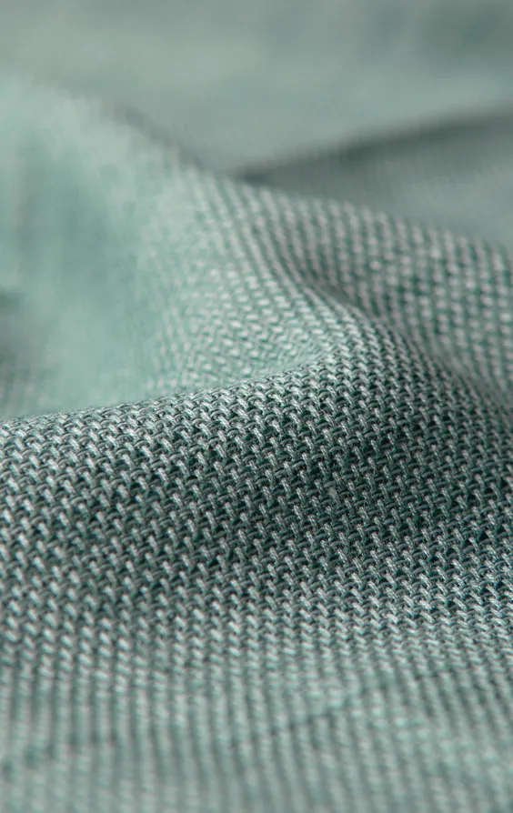 Aqua Green Textured Weave Waistcoat - photo 3