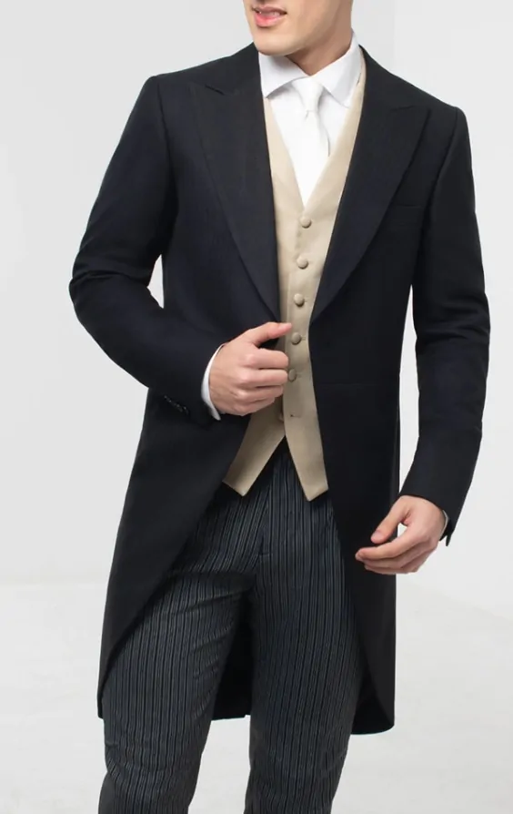 Morning Suit Top Hat Waistcoat Dress Shirt Tie Dobell
