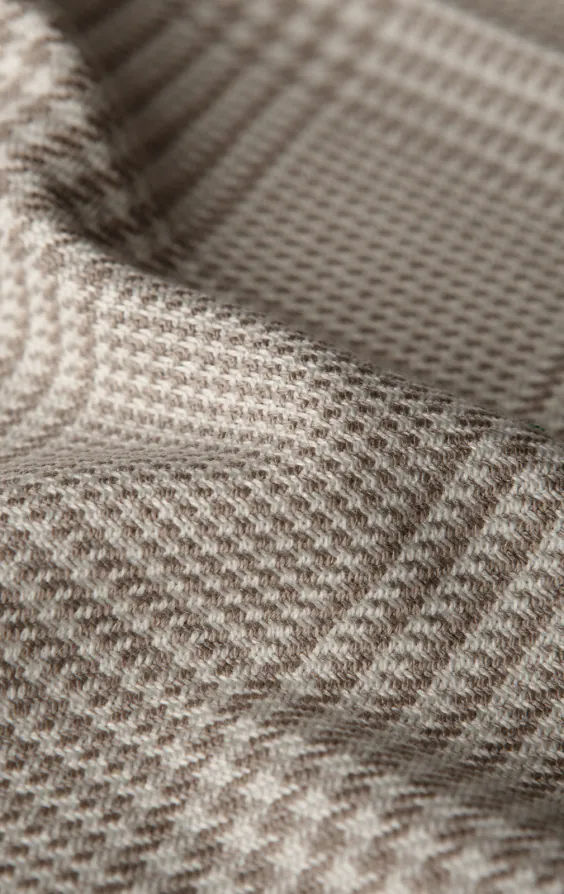 Beige Prince of Wales Check Jacket - photo 6