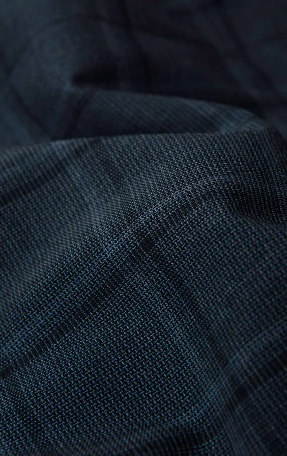 Blue Bold Windowpane Check Suit Jacket thumbnail 7