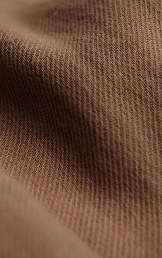 Brown Linen Twill Waistcoat thumbnail 4