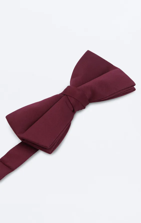 Big & Tall Pre-Tied Burgundy Bow Tie - photo 1 Big & Tall Pre-Tied Burgundy Bow Tie - photo 1
