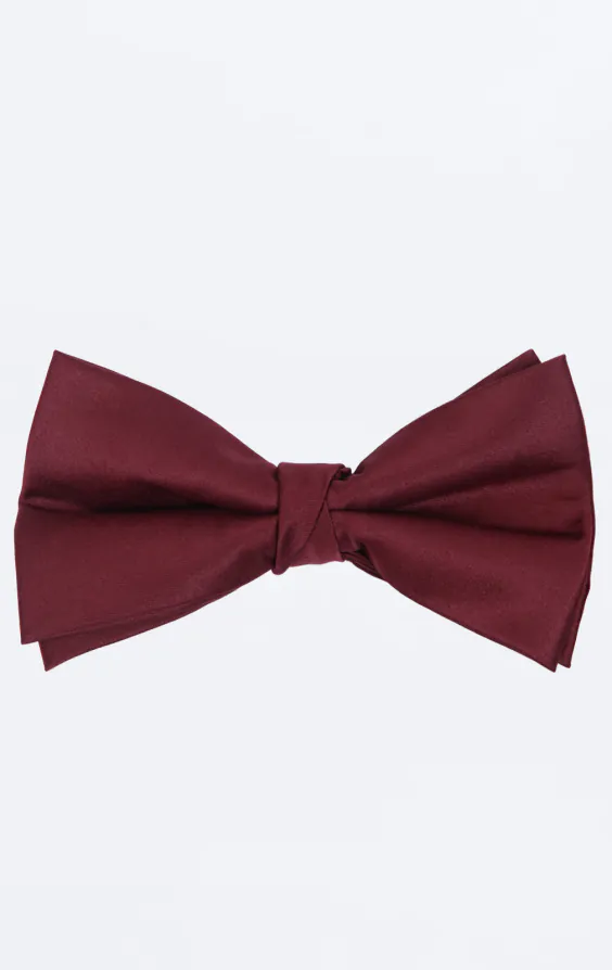 Big & Tall Pre-Tied Burgundy Bow Tie Big & Tall Pre-Tied Burgundy Bow Tie