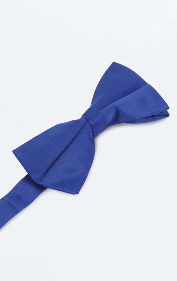 Royal Blue Poly Bow Tie (Pre-Tied & Self-Tie) - photo 1 Royal Blue Poly Bow Tie (Pre-Tied & Self-Tie) - photo 1