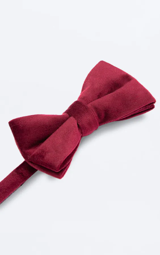 Burgundy Velvet Bow Tie - photo 1 Burgundy Velvet Bow Tie - photo 1
