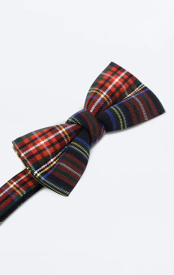 Hannay Blue Tartan Bow Tie main image 0