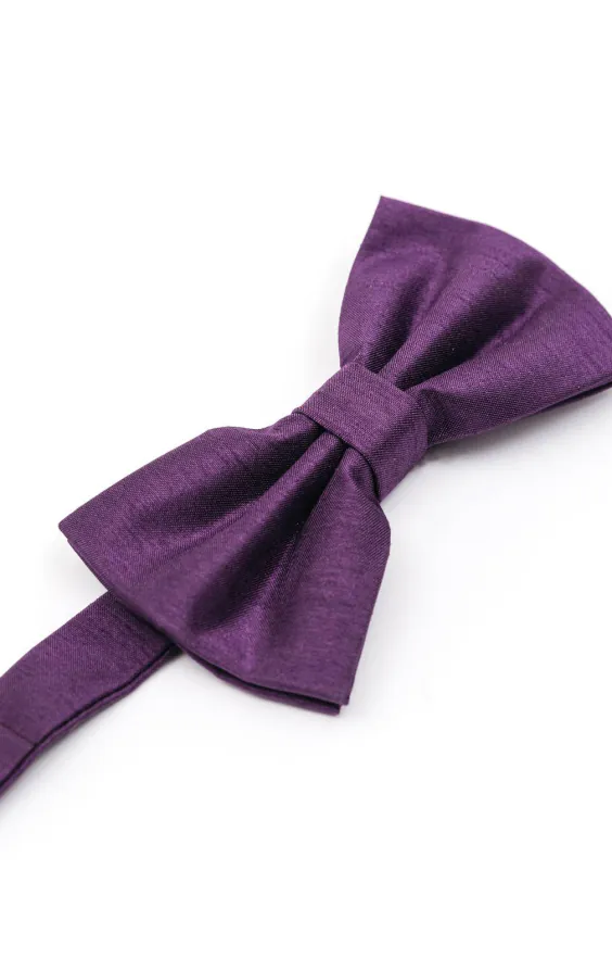 Dark Purple Dupion Bow Tie - photo 1 Dark Purple Dupion Bow Tie - photo 1