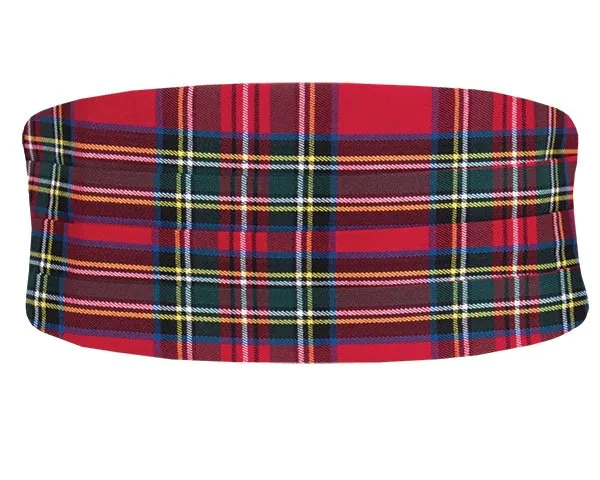 Red Tartan Cummerbund Red Tartan Cummerbund