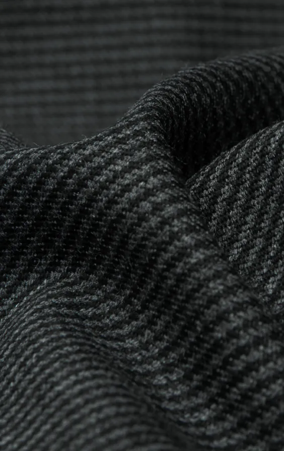 Charcoal Puppytooth Check Waistcoat thumbnail 4