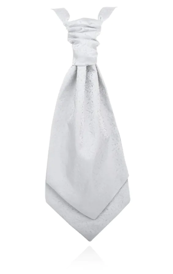 Boys Silver Leaf Cravat Boys Silver Leaf Cravat