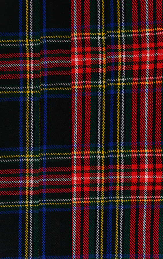 Navy Blue Tartan Cummerbund - photo 1