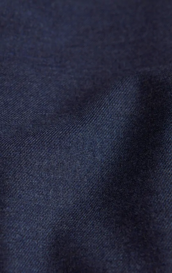 Dark Blue Twill Waistcoat thumbnail 4