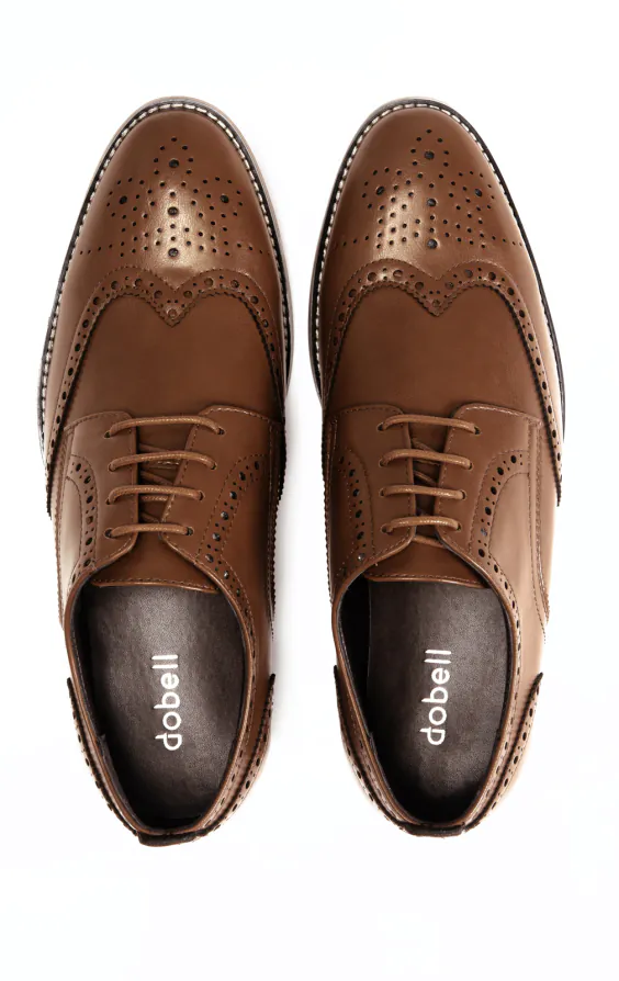 Tan Derby Brogue Shoes - photo 2 Tan Derby Brogue Shoes - photo 2