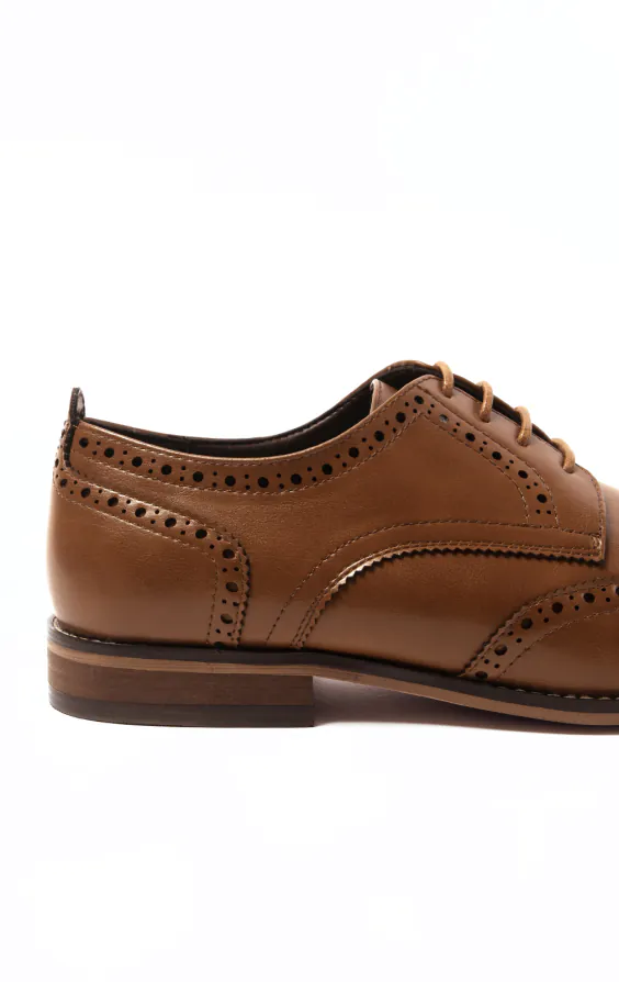 Tan Derby Brogue Shoes - photo 4 Tan Derby Brogue Shoes - photo 4