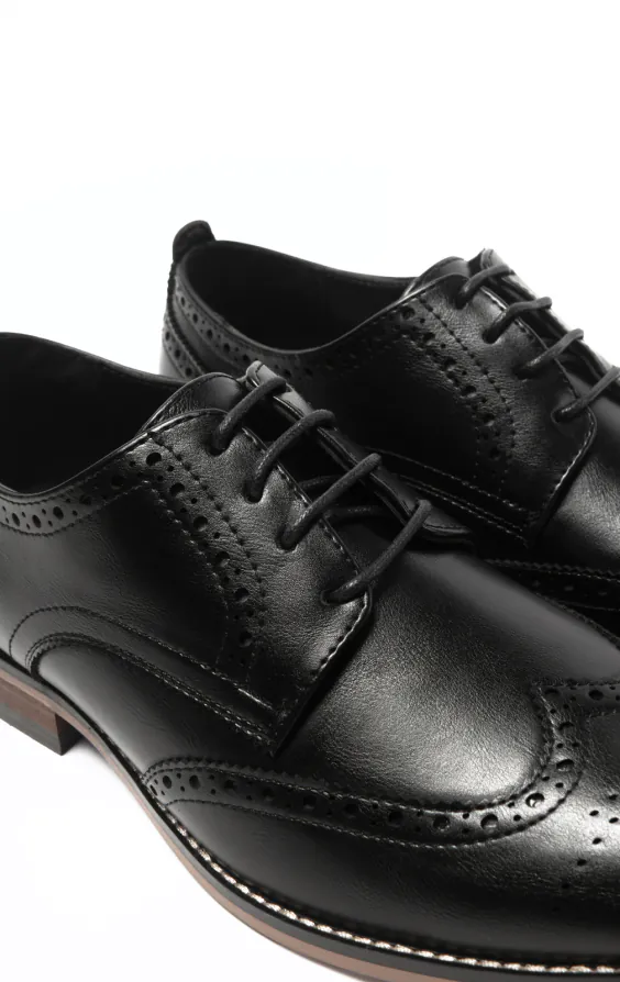 Black Derby Brogue Shoes - photo 3 Black Derby Brogue Shoes - photo 3