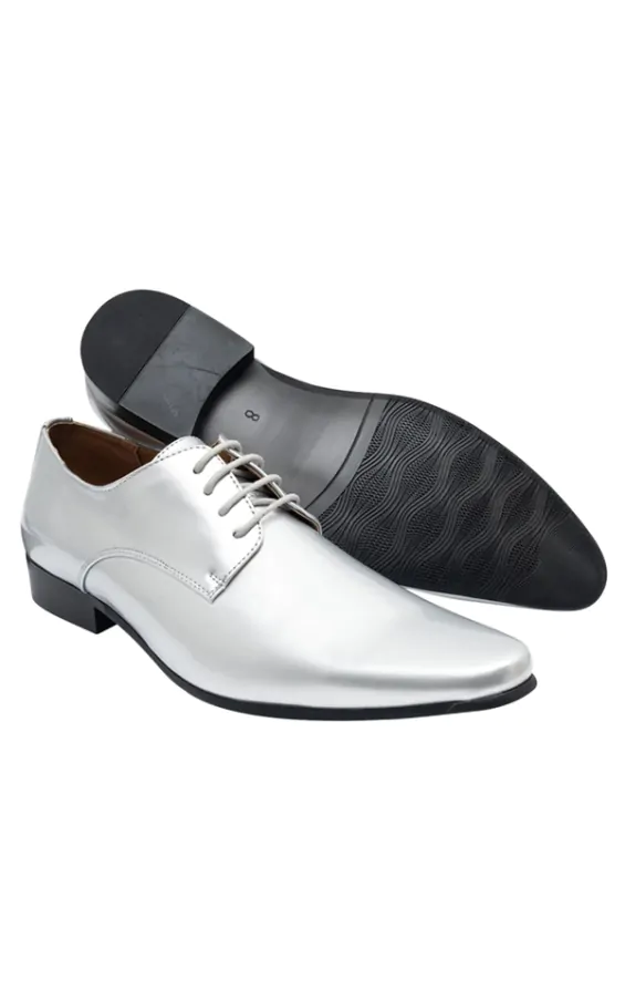 Silver and black dress shoes new arrivals