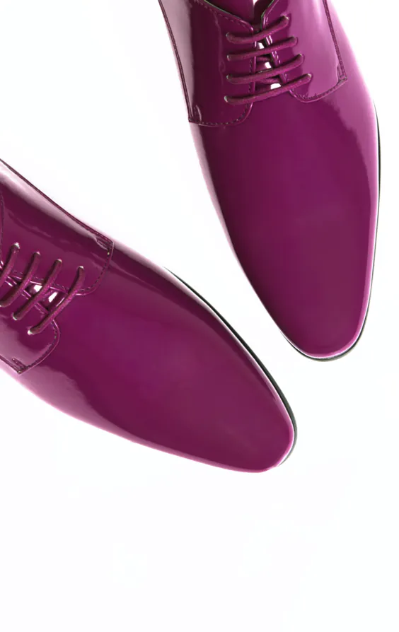 open lace back dress OneDrop Men Handmade Purple Lavender Spikes Casual Shoes Party Prom Wedding Banquet Loafers Red Sole Lavender / 2.5