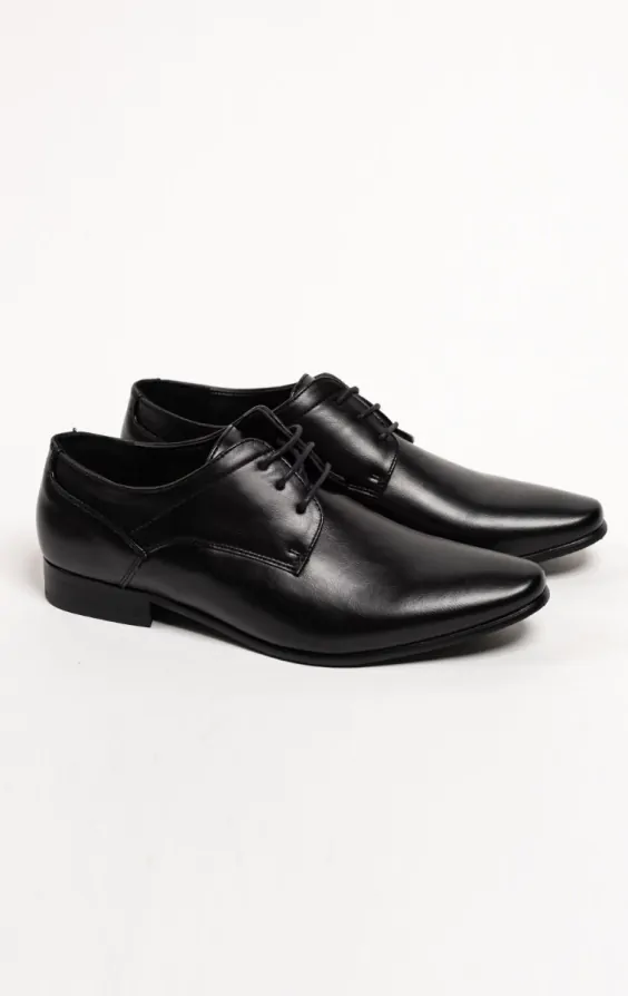 Plain black formal shoes cheap