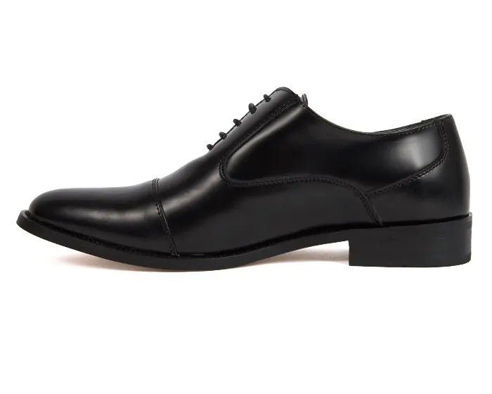 Dobell Black Leather Oxford Shoes Dobell