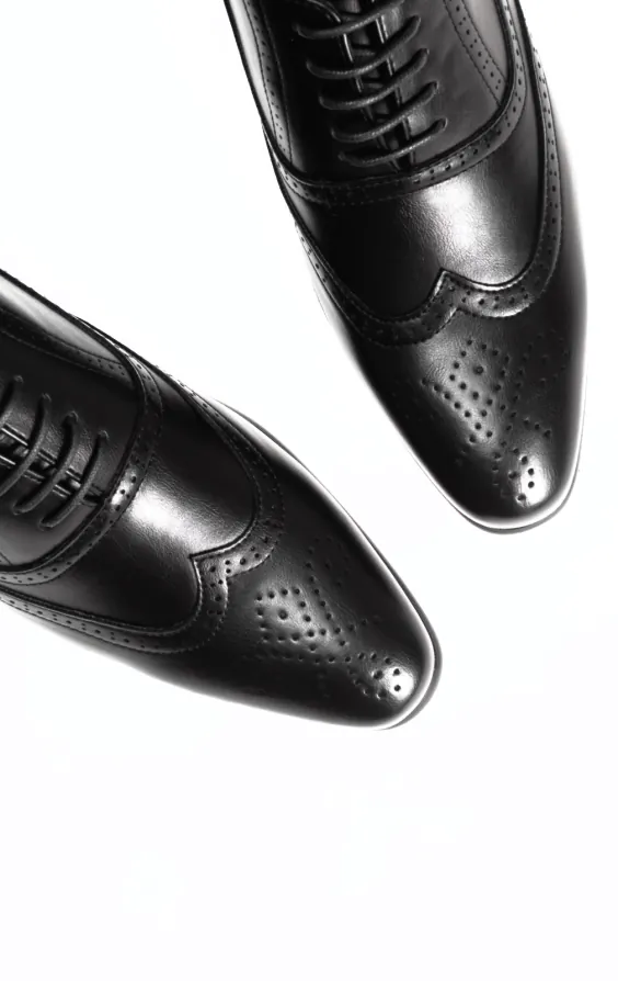 Black Oxford Brogue Shoes - photo 1 Black Oxford Brogue Shoes - photo 1