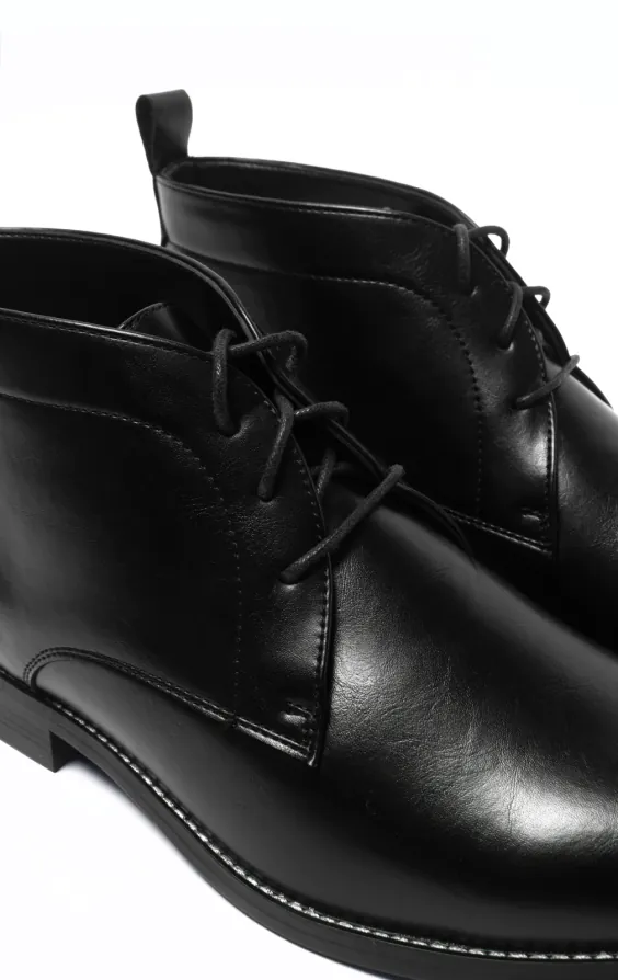 Black Lace Chukka Boots - photo 3