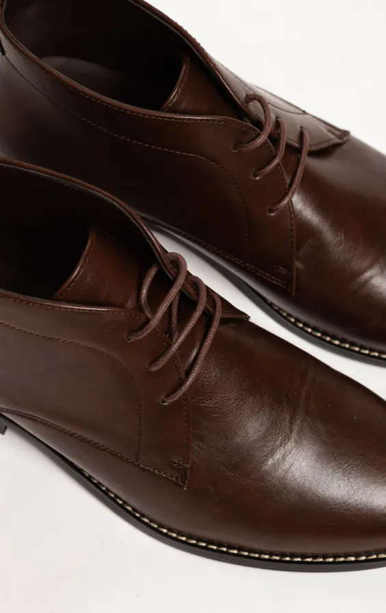 Dark Brown Lace Chukka Boots - photo 4 Dark Brown Lace Chukka Boots - photo 4