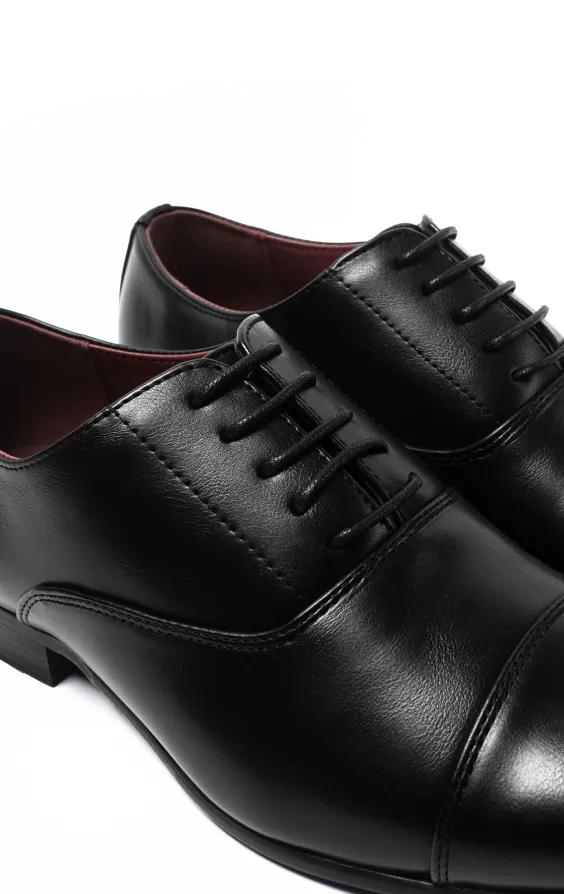 Black Plain Oxford Toecap Shoes - photo 3 Black Plain Oxford Toecap Shoes - photo 3