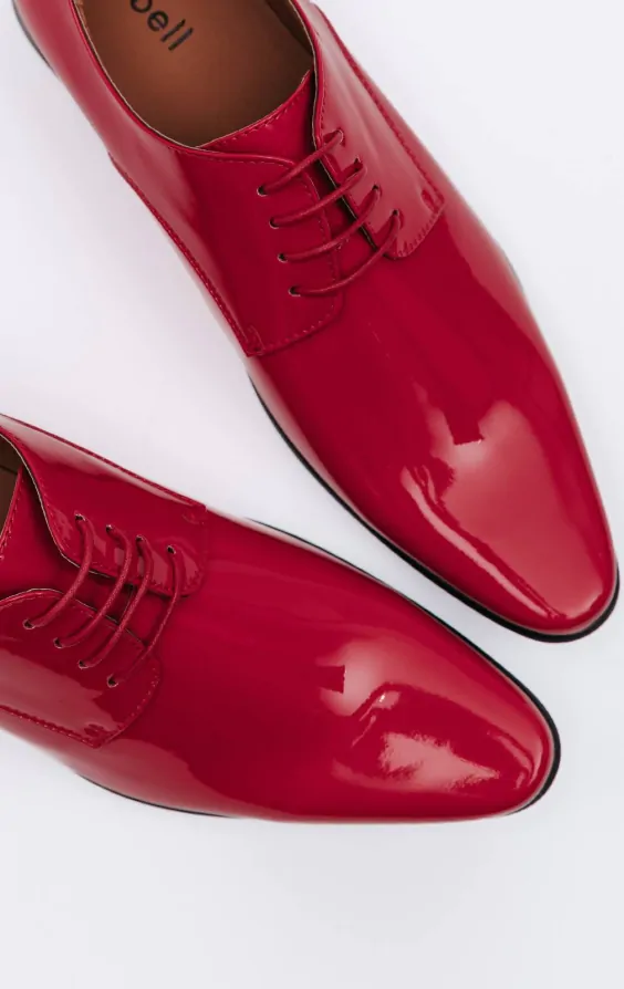 Pink patent dress shop
